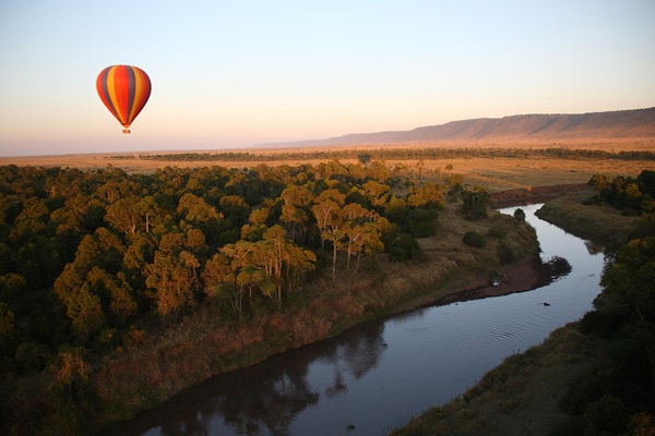 Hot air balloon ride - Masai Mara