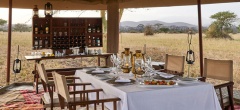 Legendary Serengeti Mobile Camp - Dining area